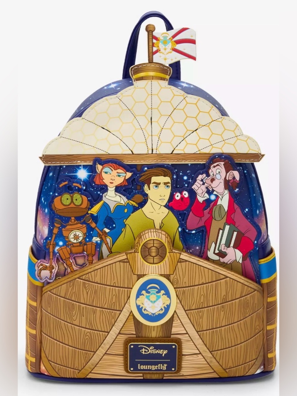 Loungefly Disney Treasure Planet RLS Legacy Mini Backpack NWT